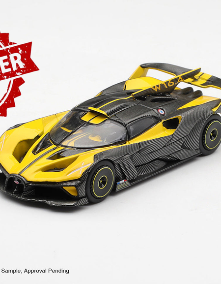 (Pre-order) Mini GT #1229 1/64 Bugatti Bolide Yellow Diecast model car