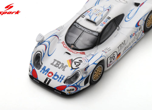 Load image into Gallery viewer, (Pre-order) Spark Porsche 911 GT1 No.26 Winner Le Mans 24H 1998 Diecast Model
