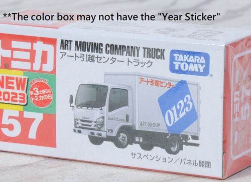 Load image into Gallery viewer, Takara Tomy Tomica #57 Art Moving Company Truck Diecast Toy Model Car 2023
