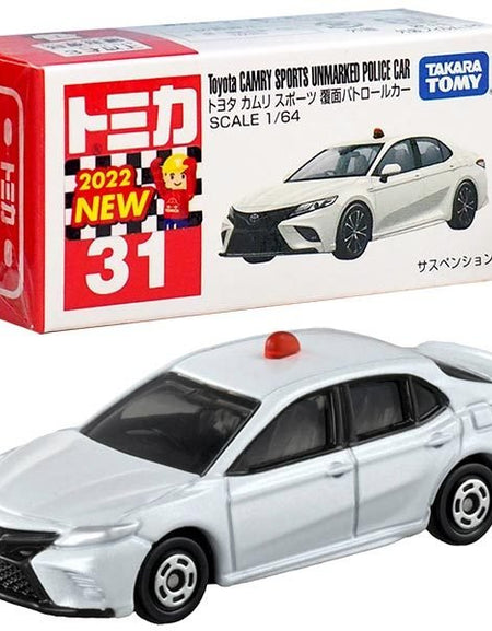 Takara Tomy Tomica Die-cast Car - 1/64 No.031 Toyota Camry Police Car