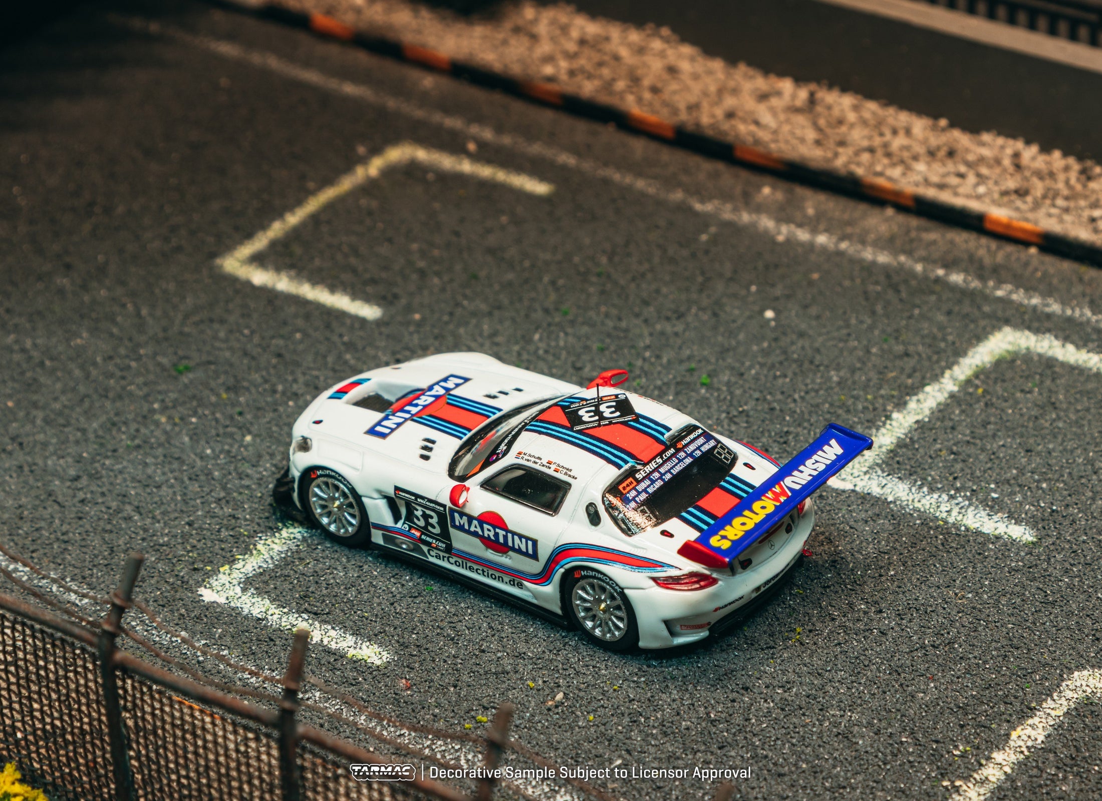 (Pre-order)Tarmac Works 1/64 Mercedes-Benz SLS AMG GT3 12h Zandvoort 2014 Winner