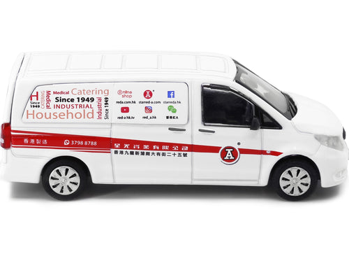 Load image into Gallery viewer, Tiny City 113 1/76 Die-cast Model Car - MERCEDES-BENZ Vito Red A
