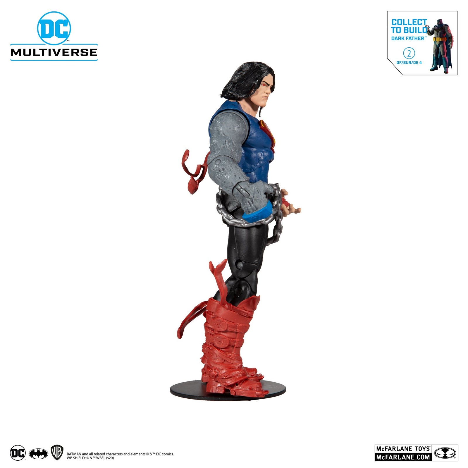 McFarlane Toy DC Death Metal Build-A (Dark Father.)- Superman  7' Action Figure