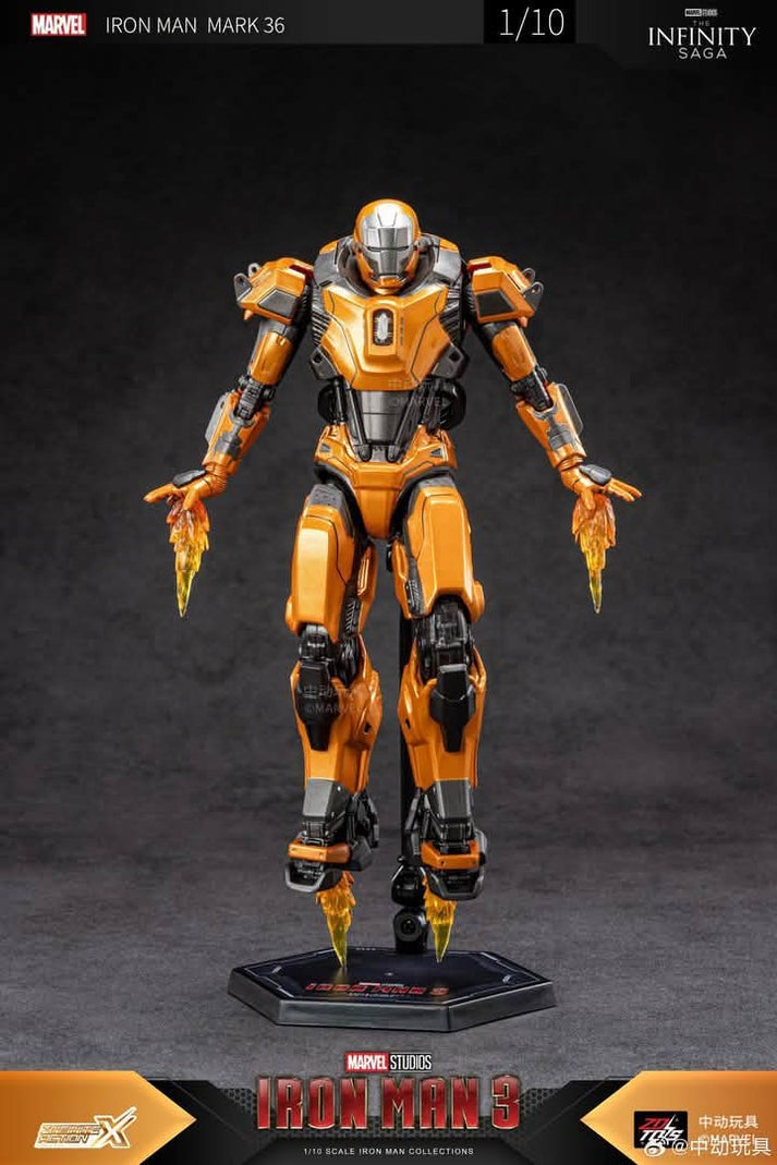ZD Toys Marvel Avengers 1/10 Iron Man MK36 Action Figure