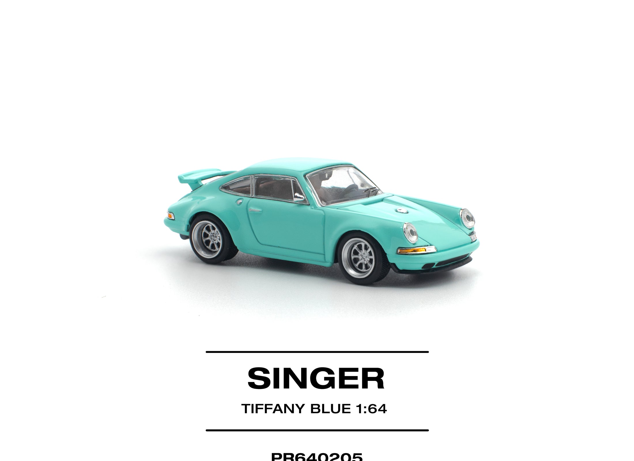(Pre-order) POPRACE 1/64 SINGER 964  BLUE Diecast Model Car