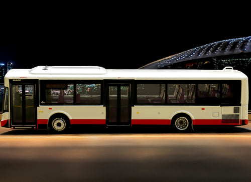 Load image into Gallery viewer, Tiny City SG07 Die-cast Model Car - MAN A22 MCV - Cream (963) Bus
