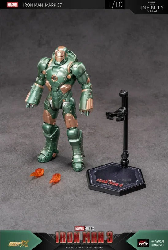 ZD Toys Marvel Avengers 1/10 Iron Man MK37 Action Figure
