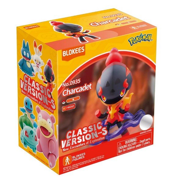 Blokees Pokemon Classic Version-S Charcadet Buildable Action Figure Model Kit