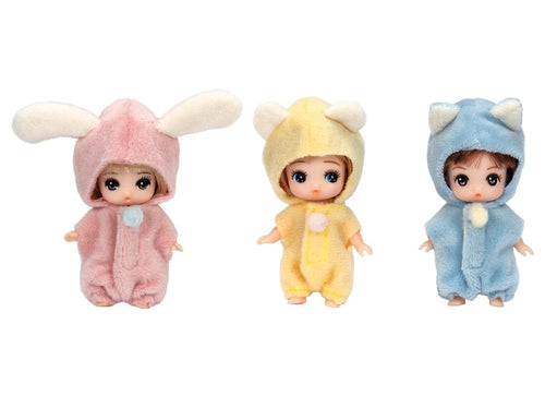 Load image into Gallery viewer, Takara Tomy Licca LD-24 Nakayoshi Triplets Miku-chan Licca-chan Rika Dress Doll
