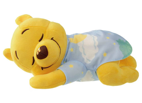 Load image into Gallery viewer, Takara Tomy Disney Baby Gussuri Sleeping w/ Melody Music Winnie the Pooh Plush
