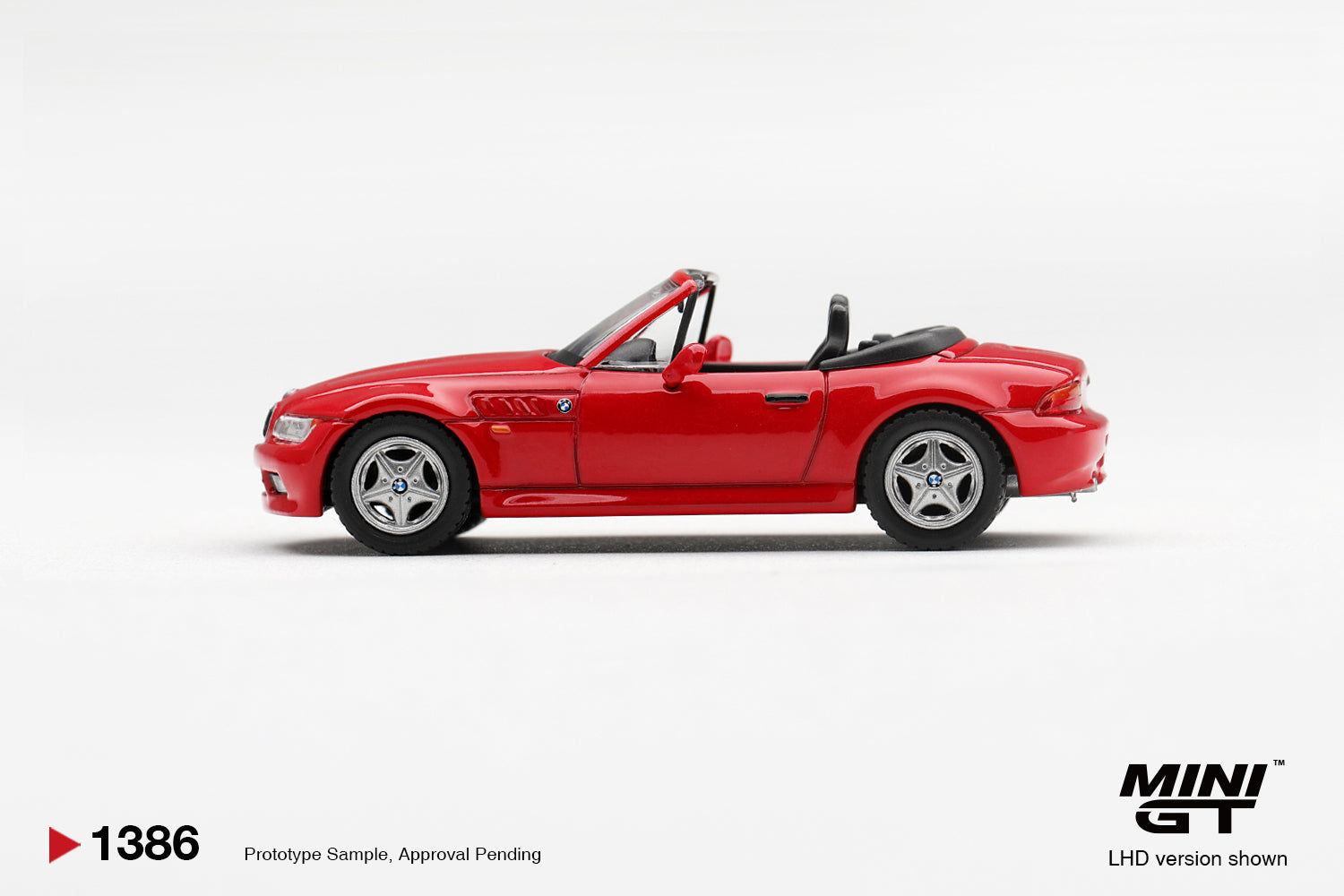 (Pre-order) Mini GT #1386 BMW Z3 Hellrot Diecast Model Car LHD
