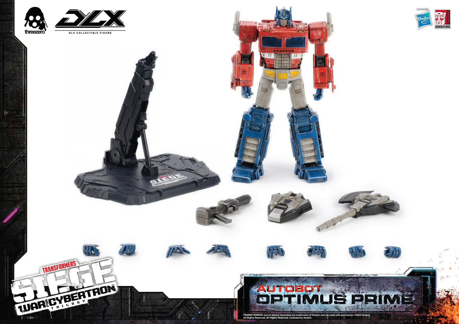 Threezero Transformers: War For Cybertron Trilogy DLX Optimus Prime