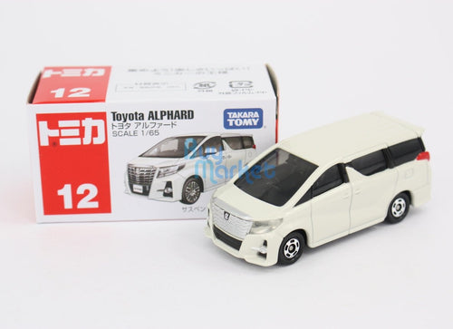 Load image into Gallery viewer, New Takara Tomy Tomica #12 Toyota Alphard Yellow Sca. 1/65 Diecast Toy Car Japan
