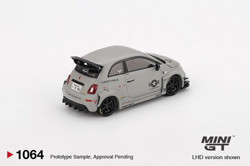 Load image into Gallery viewer, MINI GT #1064 Abarth 595 LB-WORKS x Abas Works Fighters Die-cast Car
