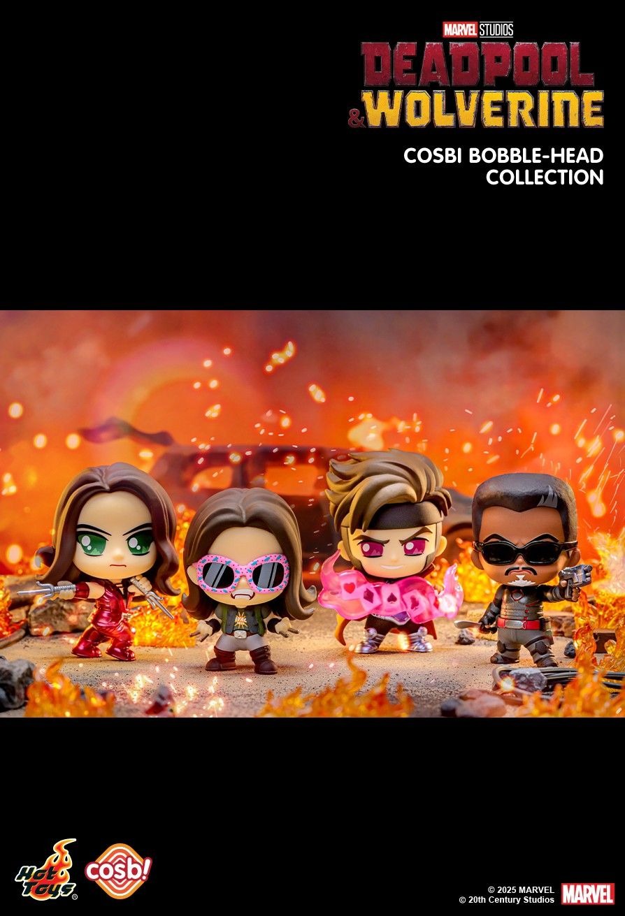 Hot Toys Marvel Deadpool & Wolverine Cosbi Bobble-Head Collection 2 (set of 8)