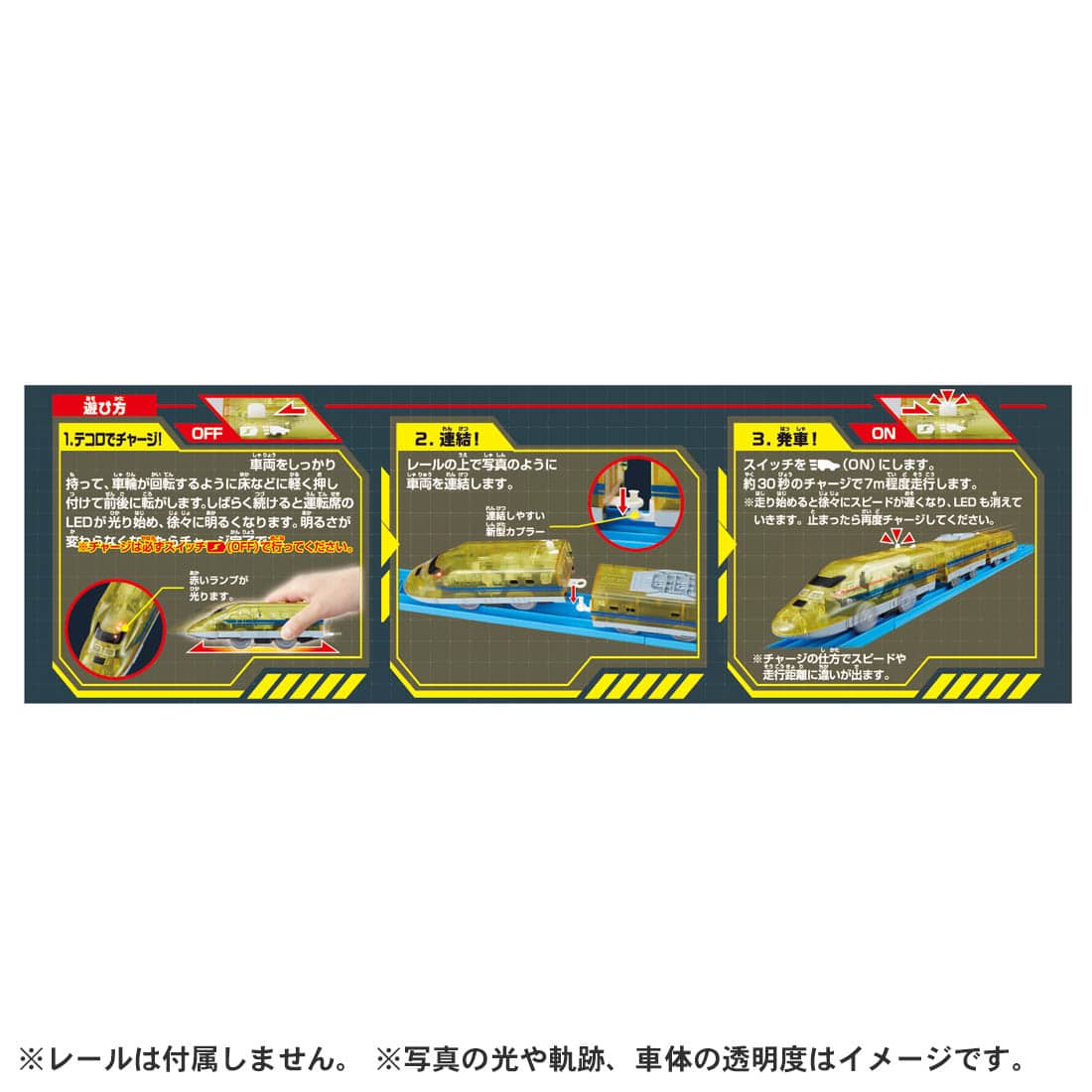 Takara Tomy Plarail Train - Kinetic Engine 923 Dr. Yellow Motorized Train