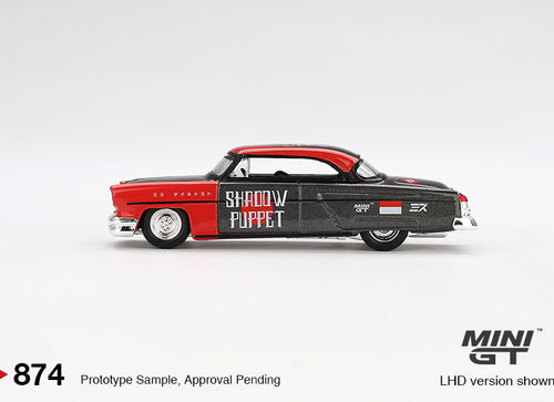 Load image into Gallery viewer, Mini GT #874 Lincoln Capri Hot Rod 1954 "Shadow Puppet" MIZU 2024
