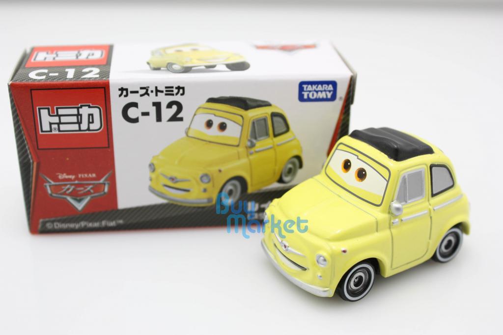 Tomica Takara Tomy Disney Movie CARS 2 YELLOW Luigi C-12 Car Rescue Diecast Toy