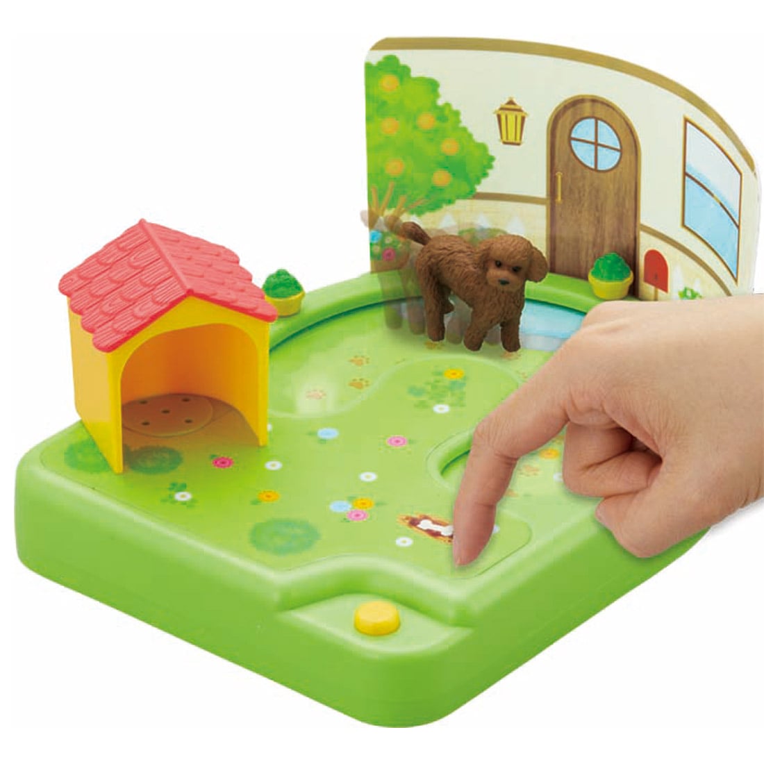 TAKARA TOMY Ania Friends Foot it Garden Poodle Dog House Animal Figure Play Set