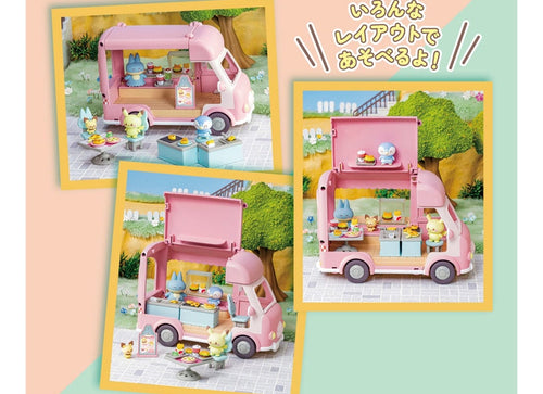 Load image into Gallery viewer, Takara Tomy Pokémon PokePiece Let's all help out! Mogumogu Kitchen Car
