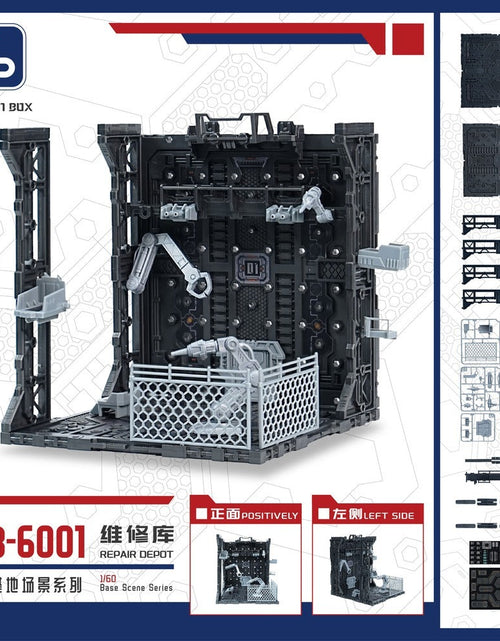 Load image into Gallery viewer, SCENE IN BOX SIB-6001 Maintenance Bay Diorama for Action Figures

