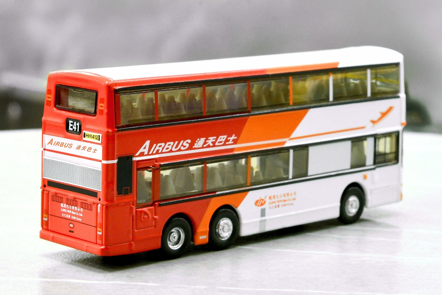 Tiny City Die-cast Model Car - KMB VOLVO Olympian 11m (E41) Bus model