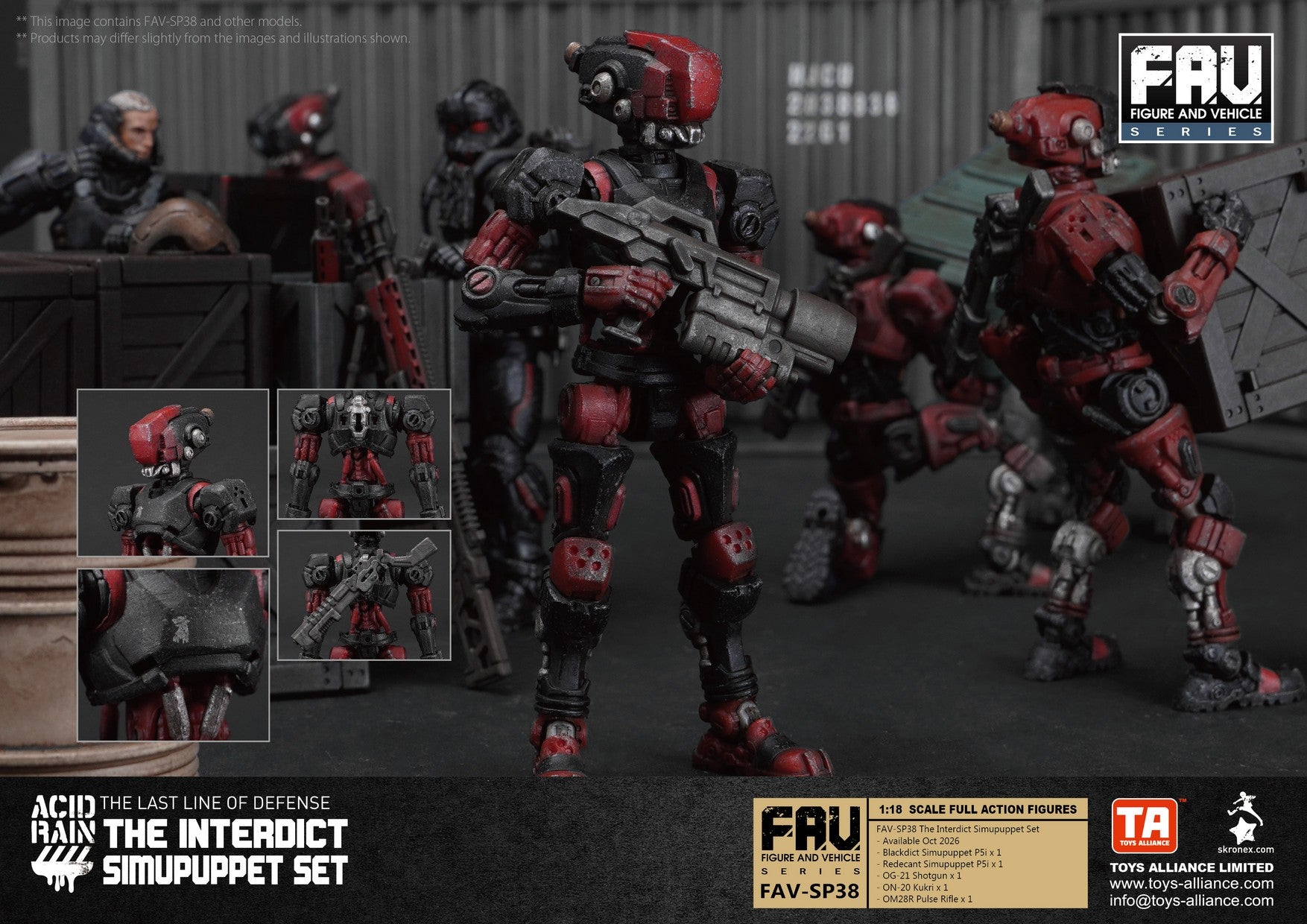 Toy Alliance Acid Rain FAV-SP38 The Interdict Simupuppet Set