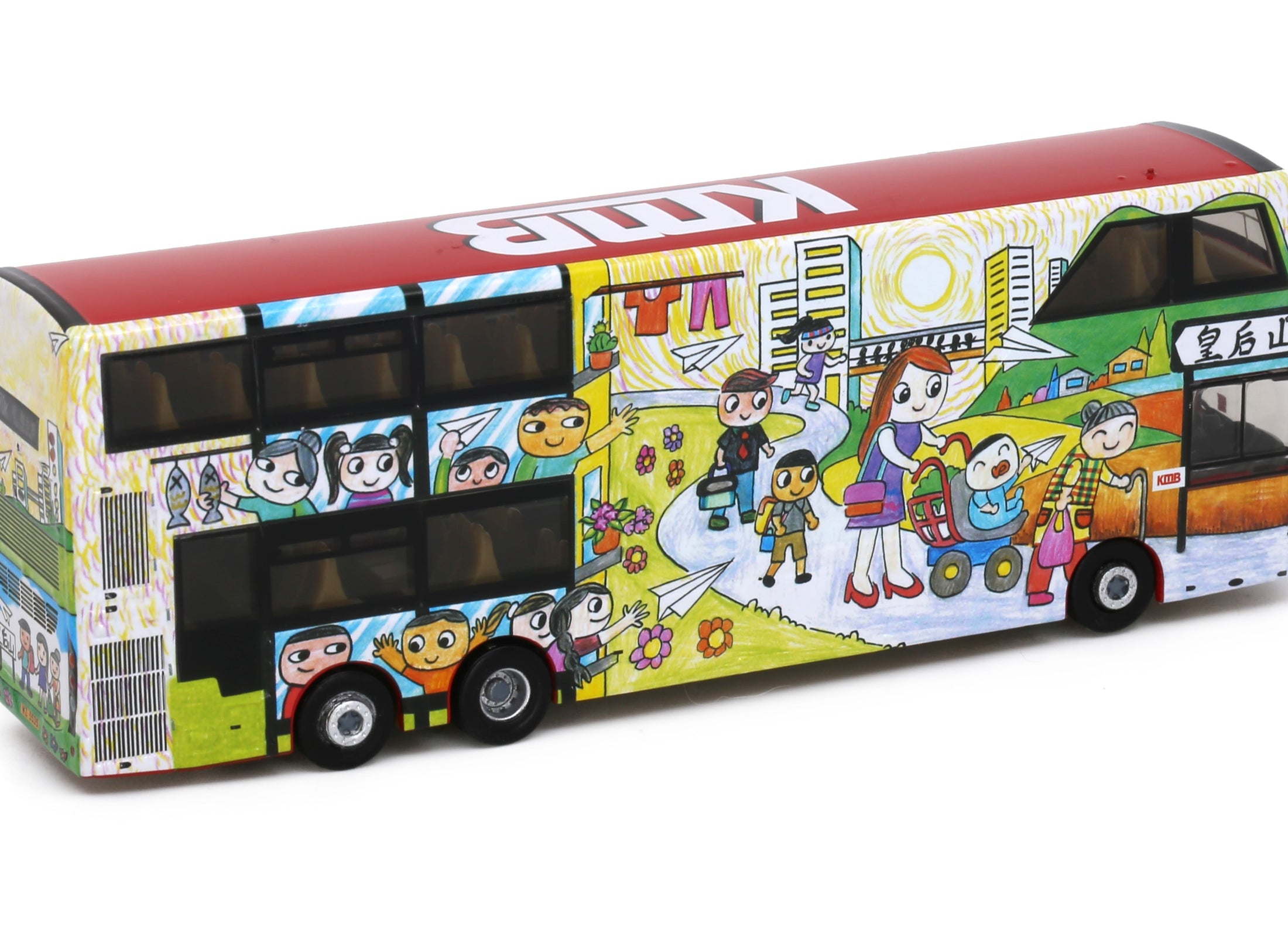 Tiny City Die-cast Model Car - KMB VOLVO B8L MCV 12.8m (70K) Queen's Bus