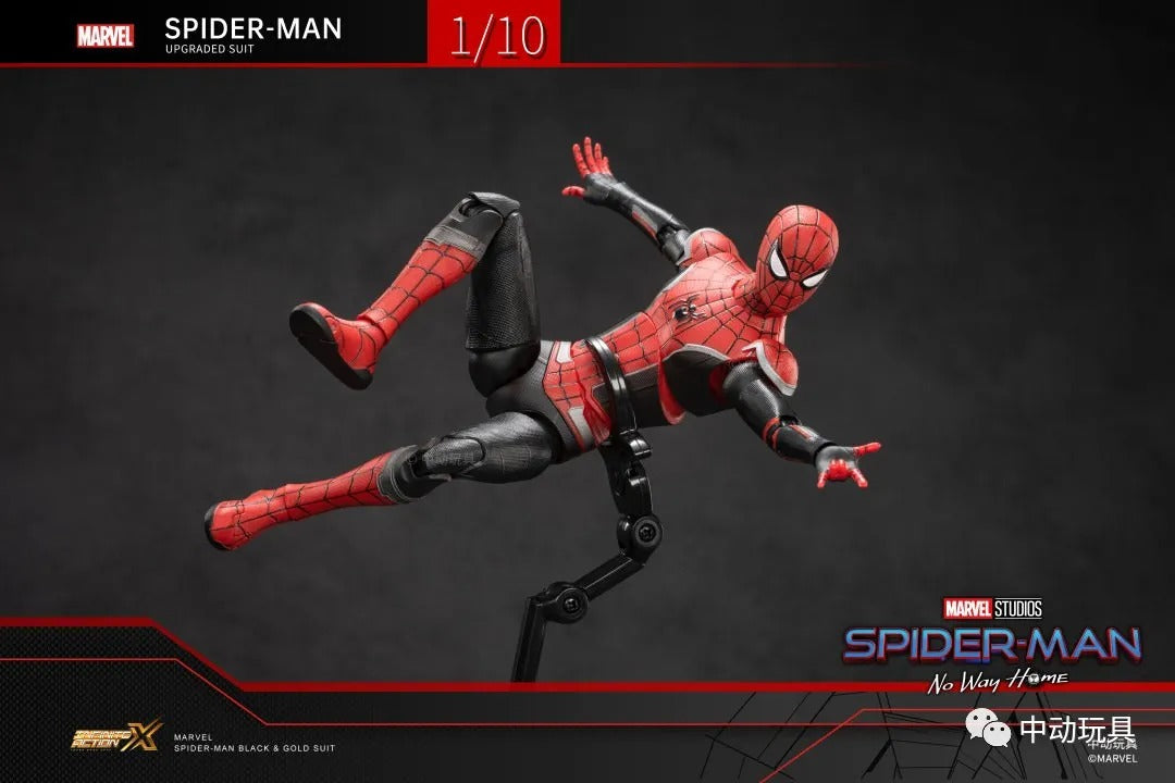 ZD Toys Marvel Avengers 1/10 Spiderman Upgraded Suit No Way Home Action Figure