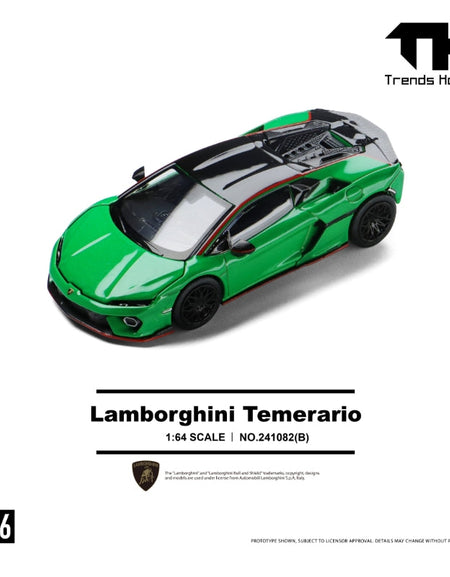 (Pre-order) Trends Hobby 1/64  Diecast Lamborghini Temerario - Green