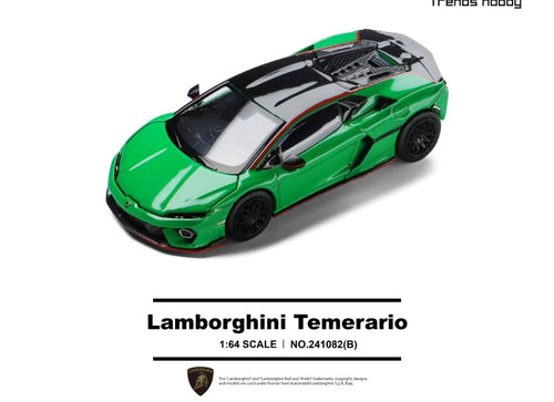 Load image into Gallery viewer, (Pre-order) Trends Hobby 1/64  Diecast Lamborghini Temerario - Green
