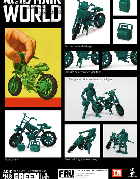 TA x Acid Rain World Acid Rain FAV-SP02 Green Wildebeest 1:18 Figure Accessory