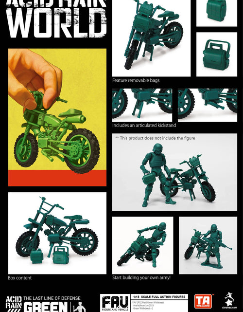 Load image into Gallery viewer, TA x Acid Rain World Acid Rain FAV-SP02 Green Wildebeest 1:18 Figure Accessory
