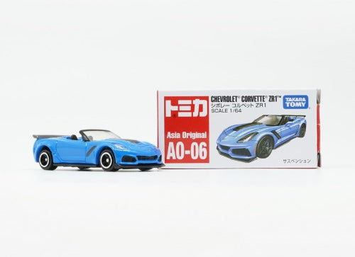 Load image into Gallery viewer, Takara Tomy Tomica AO-06 1:64 Chevrolet Corvette ZR1 (Asia Ver.) Die-cast model

