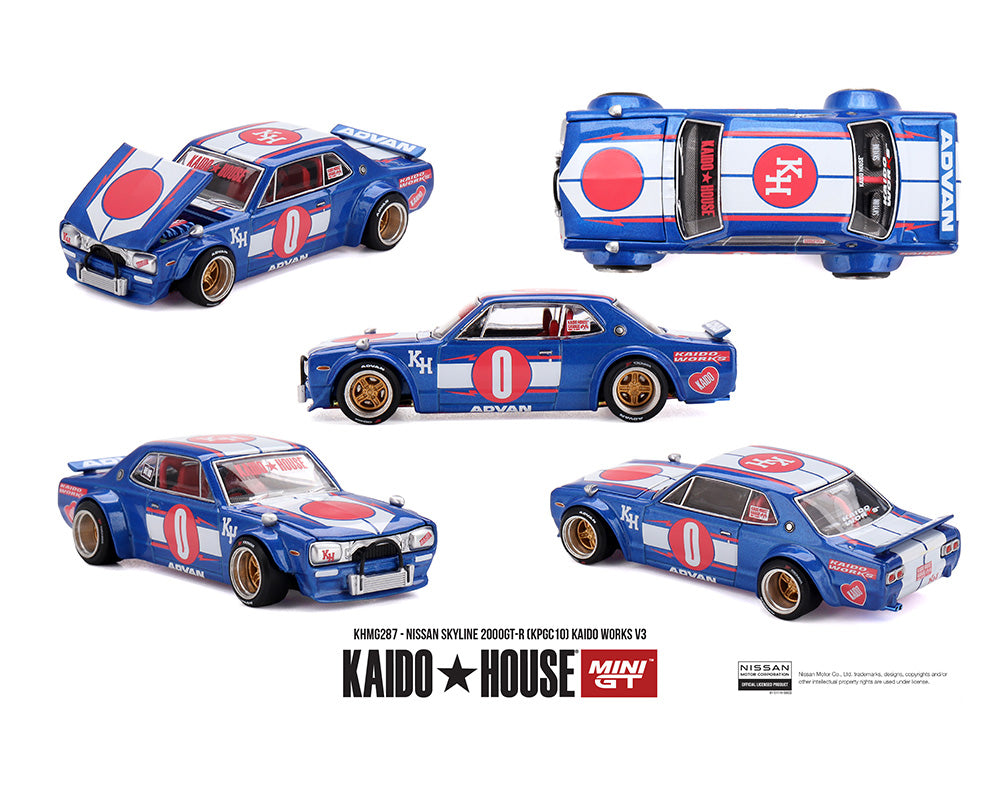 (Pre-order) Kaido House Mini GT Nissan Skyline 2000GT-R (KPGC10) Kaido Works V3