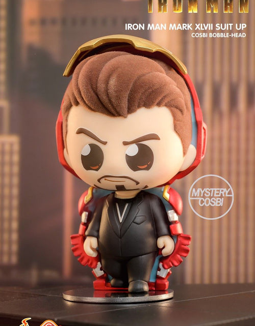 Load image into Gallery viewer, Hot Toys Marvel Iron Man Suit Up Cosbi Bobble-Head with Film Card (SET of 8)
