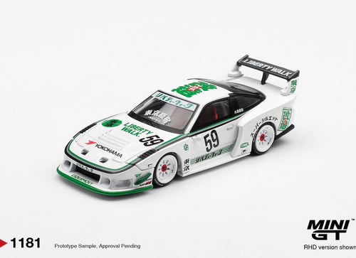 Load image into Gallery viewer, (Pre-order) MINI GT #1181 Nissan LB-Super Silhouette 180SX White Diecast Model
