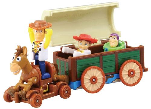 Load image into Gallery viewer, Takara Tomy Dream Tomica Toy Story 5 SP Ride On Jessie &amp; Andy's Toy Box
