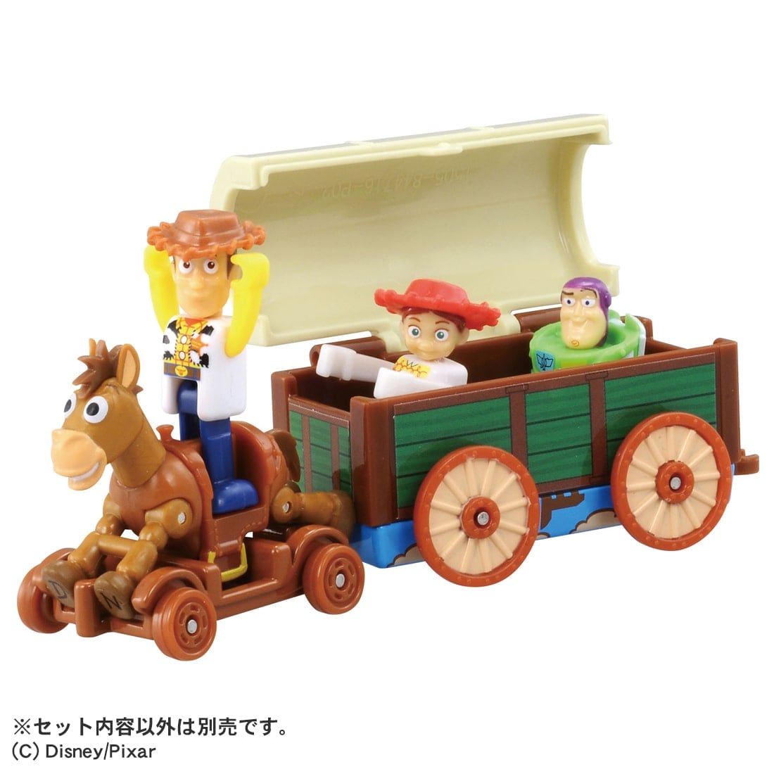 Takara Tomy Dream Tomica Toy Story 5 SP Ride On Woody & Bullseye
