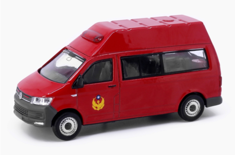 Tiny City TW52 Model Car - Volkswagen T6 Transporter (high-roof) TW Fire Dept.