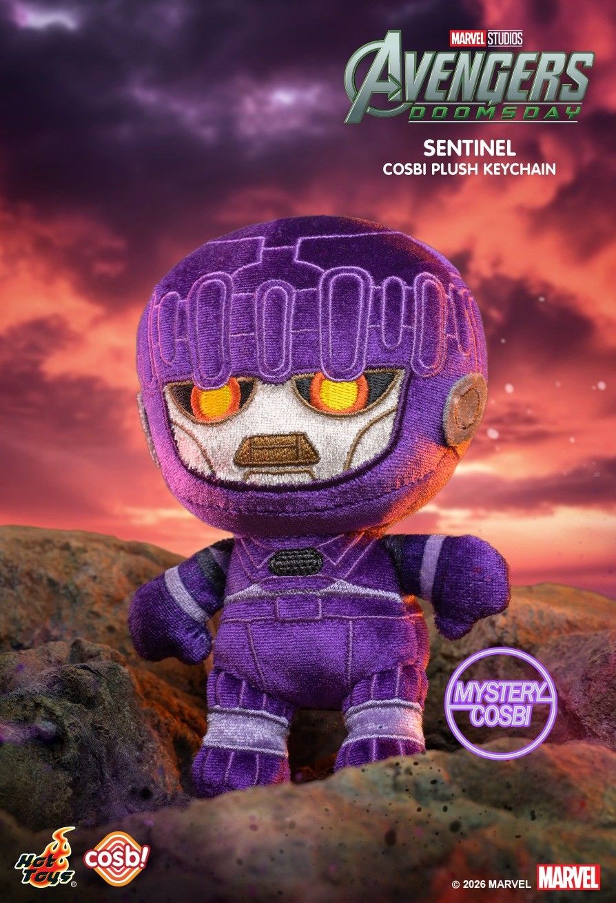 Hot Toys Marvel Avengers Doomsday Cosbi Plush Keychain Collection(Full set of 8)