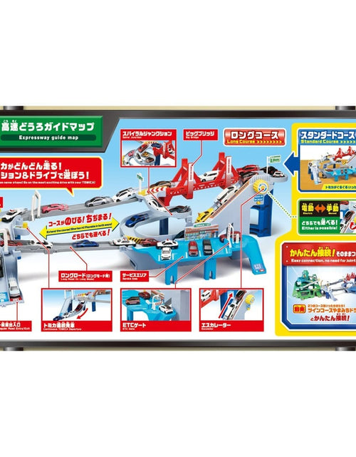 Load image into Gallery viewer, TAKARA TOMY Tomica World The Course Grows! 2 Way Highway Playset (NO CARS)
