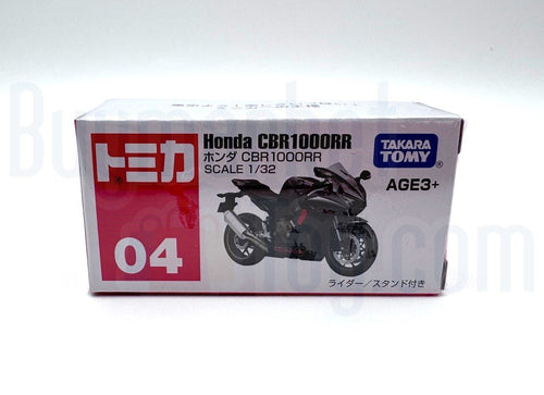 Load image into Gallery viewer, Takara Tomy Tomica #4 1/32 Honda CBR100RR Motorcycle Bike model car (Asia Ver.)
