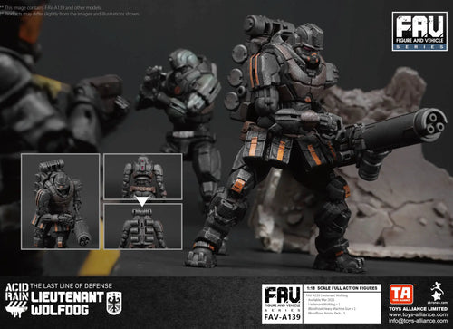 Load image into Gallery viewer, Acid Rain x Toy Alliance FAV-A139 Lieutenant Wolfdog Action Figure Set
