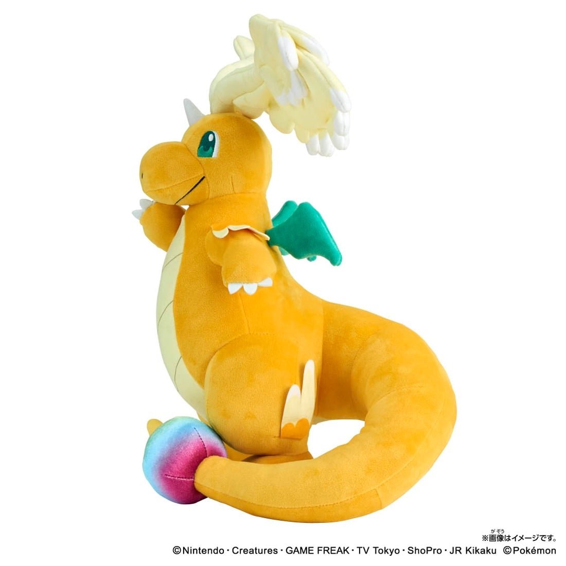 Takara Tomy Pokemon Pocket Monster Soft Plush Toy Mega Dragonite 33cm