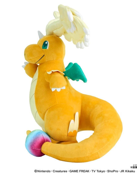 Takara Tomy Pokemon Pocket Monster Soft Plush Toy Mega Dragonite 33cm