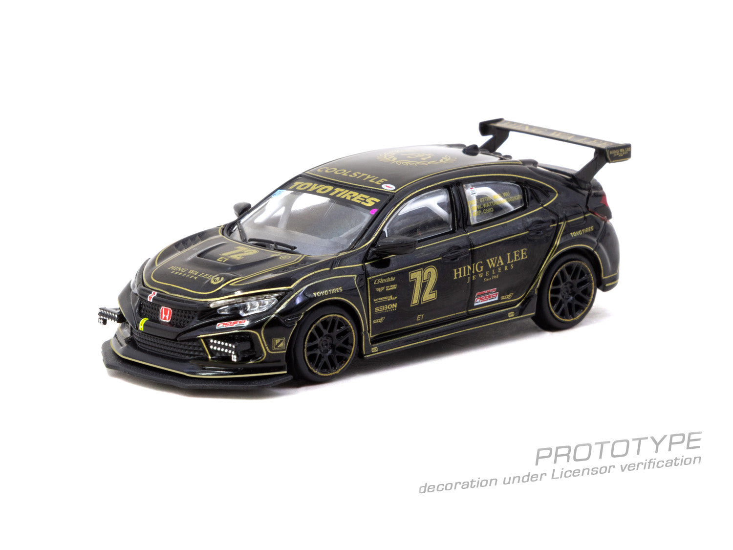 (Pre-order) Tarmac Works 1/64 Honda Civic TYPE R FK8 NASA Western Endurance 2021
