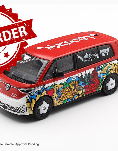 (Pre-order) MINI GT #1209 Volkswagen ID. Buzz Mizu Design RHD Diecast Model Car