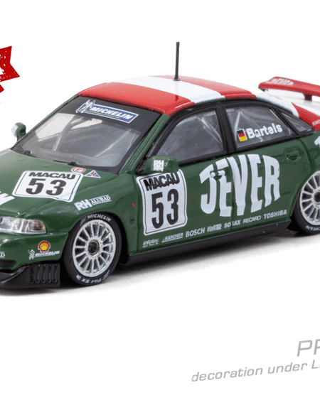 (Pre-order) Tarmac Works Audi A4 quattro Macau Guia Race 1999 Diecast Model Car