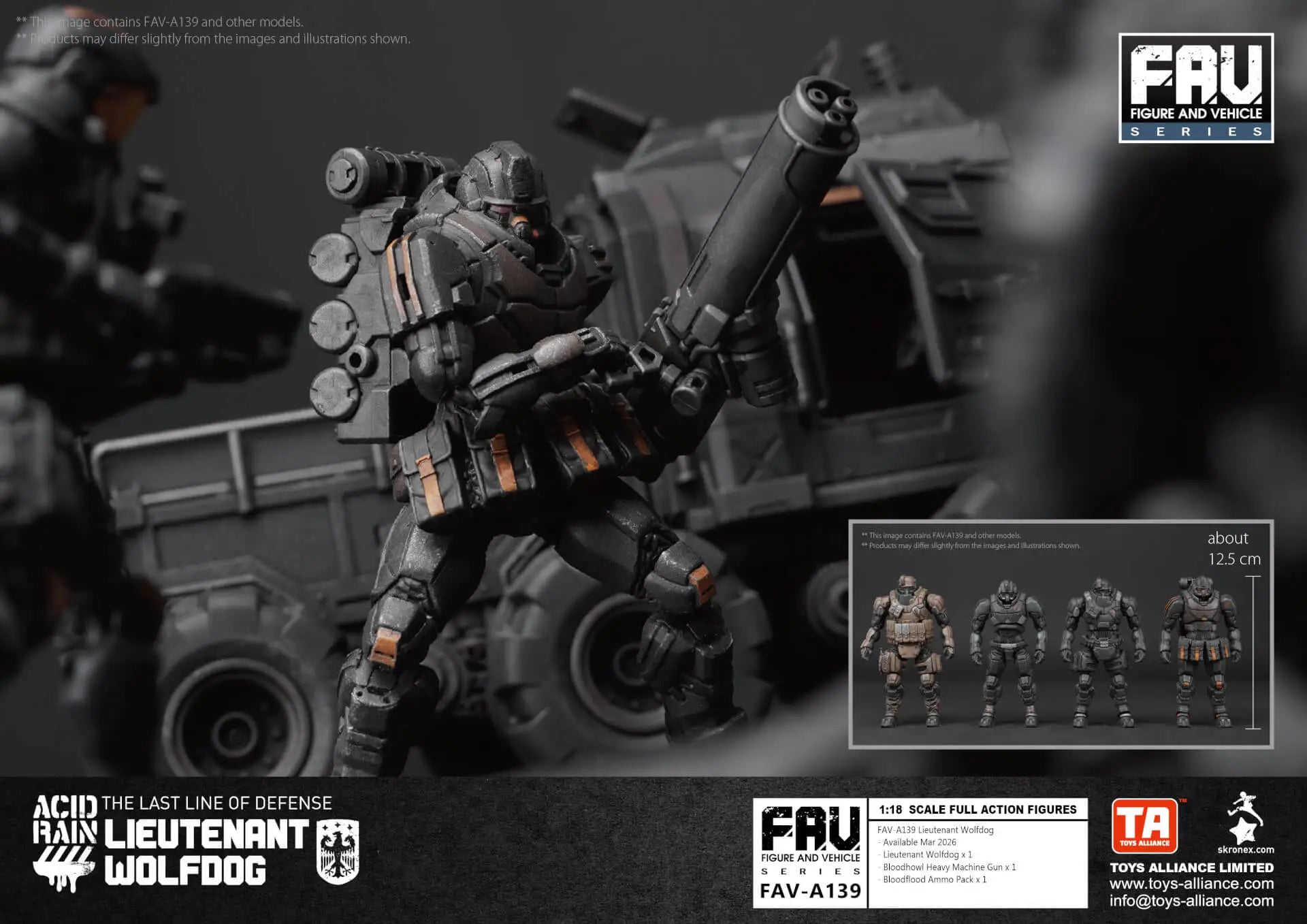 Acid Rain x Toy Alliance FAV-A139 Lieutenant Wolfdog Action Figure Set